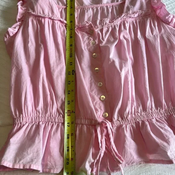 Simply Southern Pink Sleeveless Top - Size Large - Picture 8 of 11